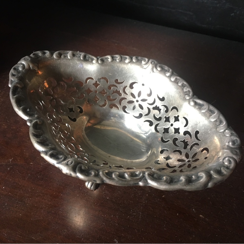 Sterling silver dish